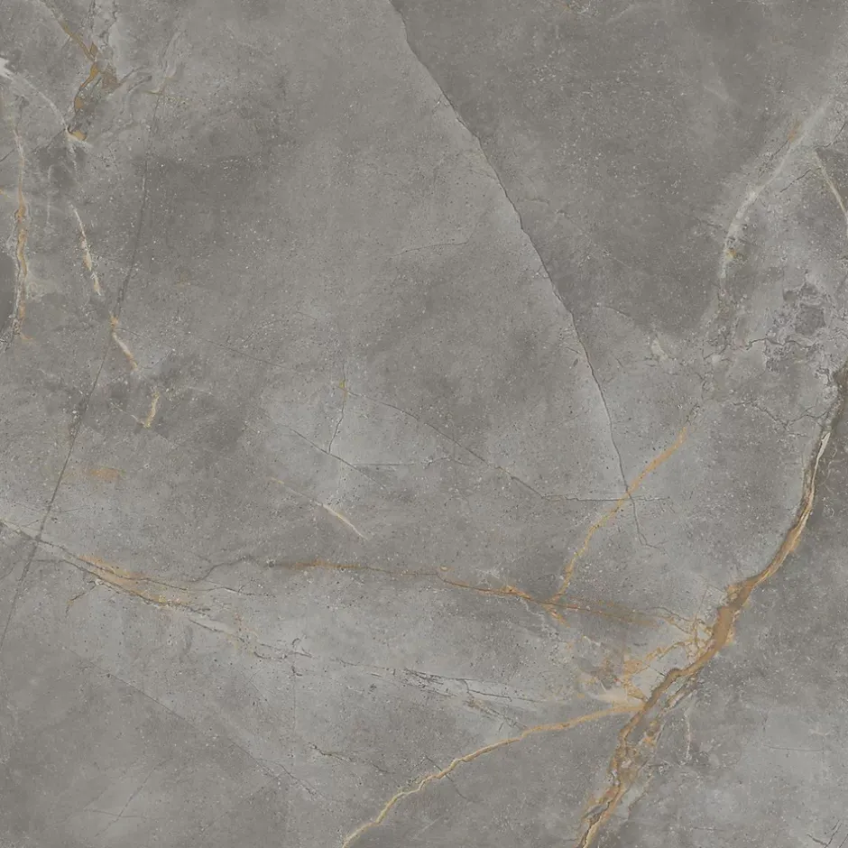 Ro'Ma Carrelage Carrelage effet Marbre Gris Titan 60x60x0,9 cm Mat Montira - Sol et mur intérieur (vendu par carton de 1,08 m²) -