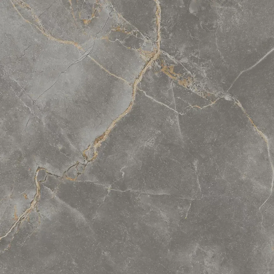 Ro'Ma Carrelage Carrelage effet Marbre Gris Titan 60x60x0,9 cm Mat Montira - Sol et mur intérieur (vendu par carton de 1,08 m²) -