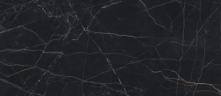 Ro'Ma Carrelage Carrelage effet Marbre Noir Scuro 278x120x0,6 cm Mat Magnaro - Mur intérieur (vendu par carton de 3,336 m²) -