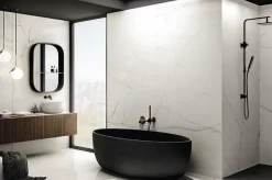 Carrelage effet marbre sol /mur intérieur THE ROOM 60x120 cm - Bianco Lappatto-Imola