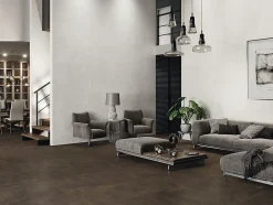 Carrelage Effet métal Roof marron Lappato 80x80 cm-Tinker Outlet