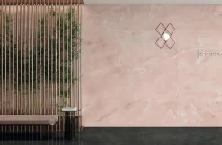 Carrelage effet Onyx Rose Quartz 278x120x0,6 cm Brillant Nerolio - Mur intérieur (vendu par carton de 3,336 m²) --Ro'Ma Carrelage Hot