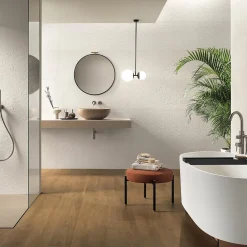 Carrelage effet Parquet Bois Chêne Fumé Pure 150x18,5x0,9 cm Mat Forenza - Sol et mur intérieur (vendu par carton de 1,11 m²) - RO-Ro'Ma Carrelage Hot