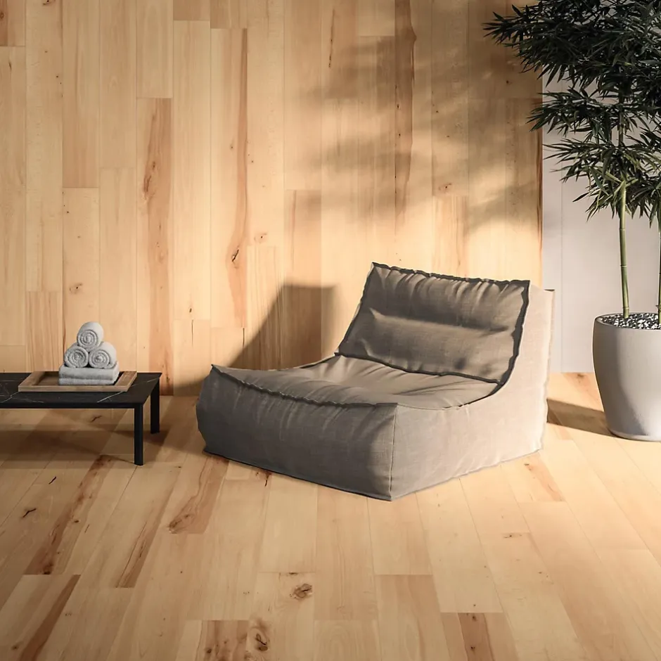 Carrelage effet Parquet Bois Hêtre Ambra 120x20x0,9 cm Mat Rivaro - Sol et mur intérieur (vendu par carton de 1,44 m²) - RO'MA CAR-Ro'Ma Carrelage Discount