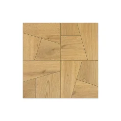 Ro'Ma Carrelage Carrelage effet Parquet Bois Chêne Brun Quadra 56,1x56,1x0,95 cm Mat Bravino - Sol et mur intérieur (vendu par carton de 0,629 m²)