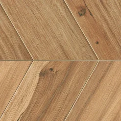 Carrelage effet Parquet Bois Chêne Ambre Chevron Pointe de Hongrie 35x34,5x0,95 cm Mat Tarina - Sol et mur intérieur (vendu par ca-Ro'Ma Carrelage