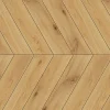 Ro'Ma Carrelage Carrelage effet Parquet Bois Chêne Brun Chevron Pointe de Hongrie 45x32,5x0,95 cm Mat Bravino - Sol et mur intérieur (vendu par ca