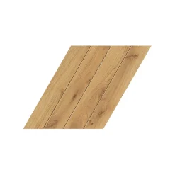 Ro'Ma Carrelage Carrelage effet Parquet Bois Chêne Brun Chevron Pointe de Hongrie 45x32,5x0,95 cm Mat Bravino - Sol et mur intérieur (vendu par ca