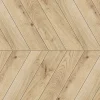 Ro'Ma Carrelage Carrelage effet Parquet Bois Chêne Ivoire Chevron Pointe de Hongrie 45x32,5x0,95 cm Mat Bravino - Sol et mur intérieur (vendu par