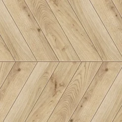 Ro'Ma Carrelage Carrelage effet Parquet Bois Chêne Ivoire Chevron Pointe de Hongrie 45x32,5x0,95 cm Mat Bravino - Sol et mur intérieur (vendu par