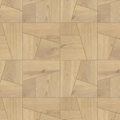 Ro'Ma Carrelage Carrelage effet Parquet Bois Chêne Ivoire Quadra 56,1x56,1x0,95 cm Mat Bravino - Sol et mur intérieur (vendu par carton de 0,629 m