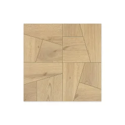 Ro'Ma Carrelage Carrelage effet Parquet Bois Chêne Ivoire Quadra 56,1x56,1x0,95 cm Mat Bravino - Sol et mur intérieur (vendu par carton de 0,629 m