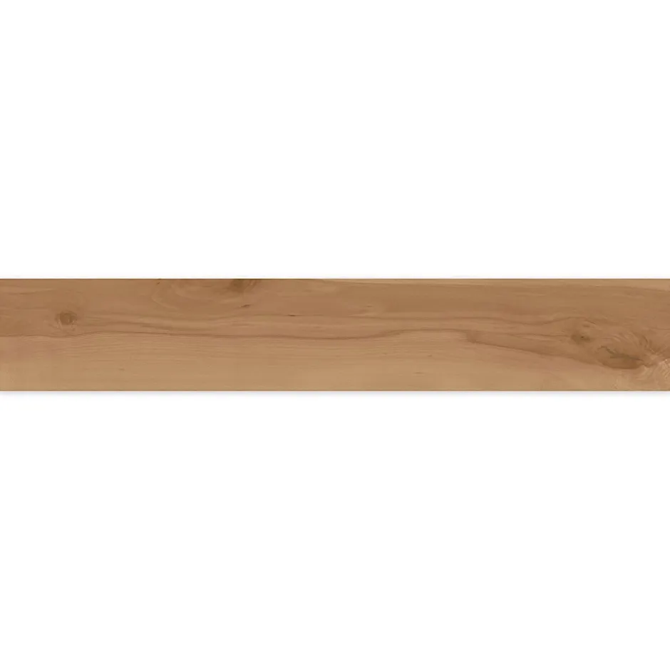 Carrelage effet Parquet Bois Hêtre Castano 120x20x0,9 cm Mat Rivaro - Sol et mur intérieur (vendu par carton de 1,44 m²) - RO'MA C-Ro'Ma Carrelage Hot