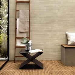 Carrelage effet Parquet Bois Chêne Cognac Stripe 75x18,5x0,9 cm Mat Lorenta - Sol et mur intérieur (vendu par carton de 0,555 m²)-Ro'Ma Carrelage Clearance