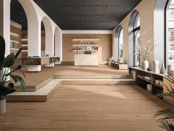 Carrelage effet Parquet Bois Chêne Antico Chevron Pointe de Hongrie 45x7,5x0,9 cm Mat Cedrano - Sol et mur intérieur (vendu par ca-Ro'Ma Carrelage Clearance