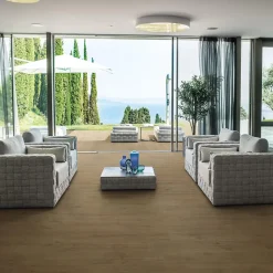 Ro'Ma Carrelage Carrelage effet Parquet Bois Chêne Fumé Rustic 120x20x0,9 cm Mat Forenza - Sol et mur intérieur (vendu par carton de 1,44 m²) - RO