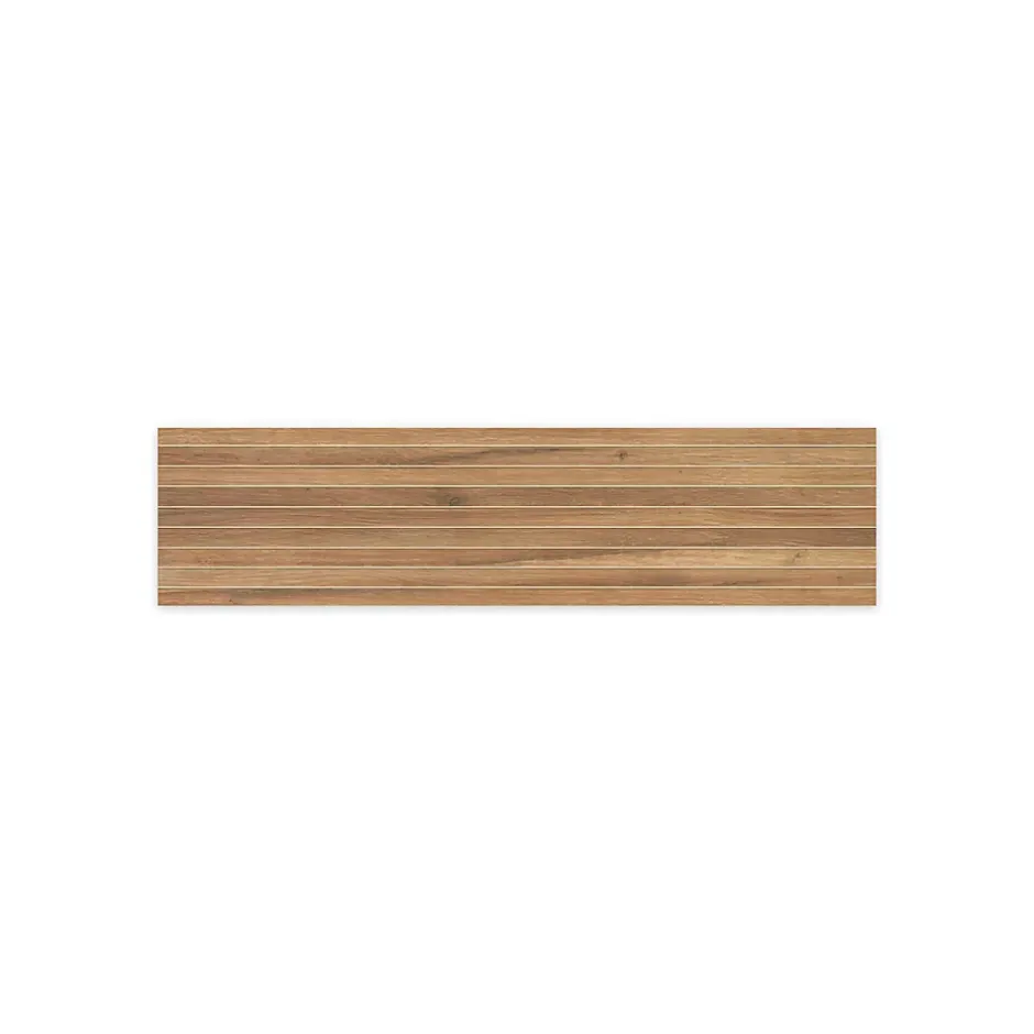 Carrelage effet Parquet Bois Chêne Ambre Stripe 90x22,5x0,95 cm Mat Tarina - Sol et mur intérieur (vendu par carton de 0,81 m²) --Ro'Ma Carrelage Sale