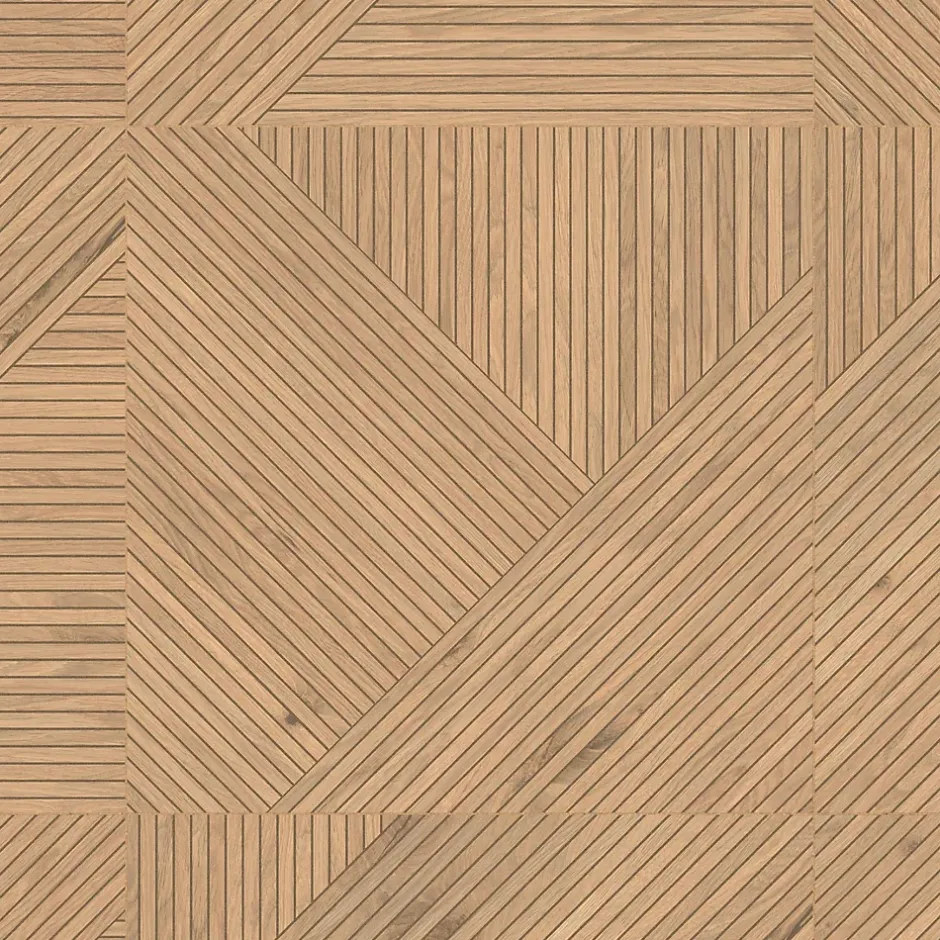 Carrelage effet Parquet Bois Chêne Rovere Grafico 60x60x0,9 cm Mat Cedrano - Sol et mur intérieur (vendu par carton de 1,08 m²) --Ro'Ma Carrelage Sale