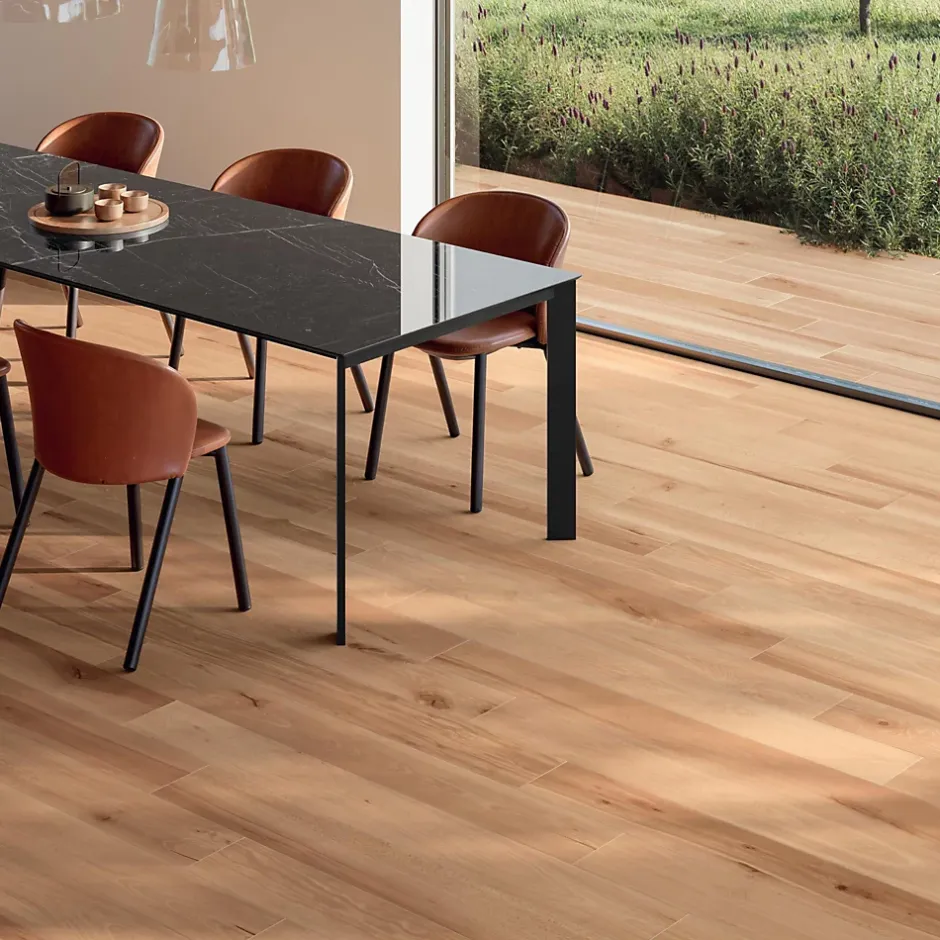 Ro'Ma Carrelage Carrelage effet Parquet Bois Hêtre Noce 150x18,5x0,9 cm Mat Rivaro - Sol et mur intérieur (vendu par carton de 1,11 m²) - RO'MA CA