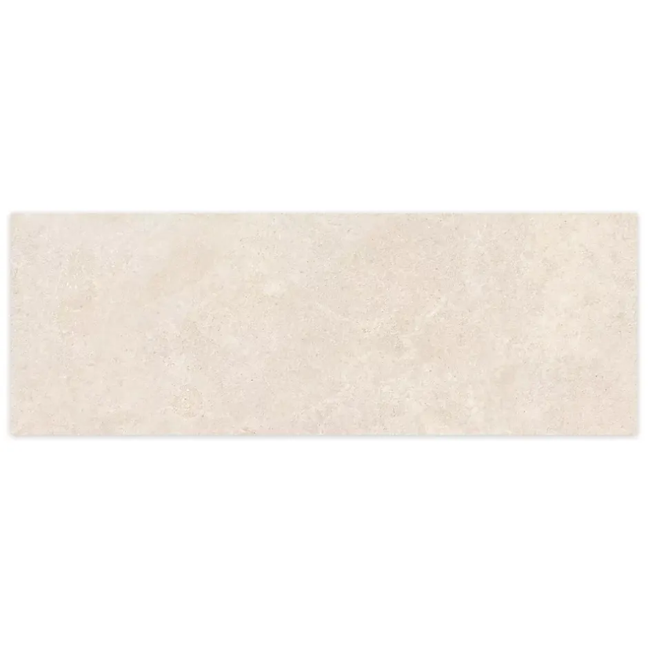 Ro'Ma Carrelage Carrelage effet Pierre Beige Lin 100x33,3x0,86 cm Serdano - Mur intérieur -