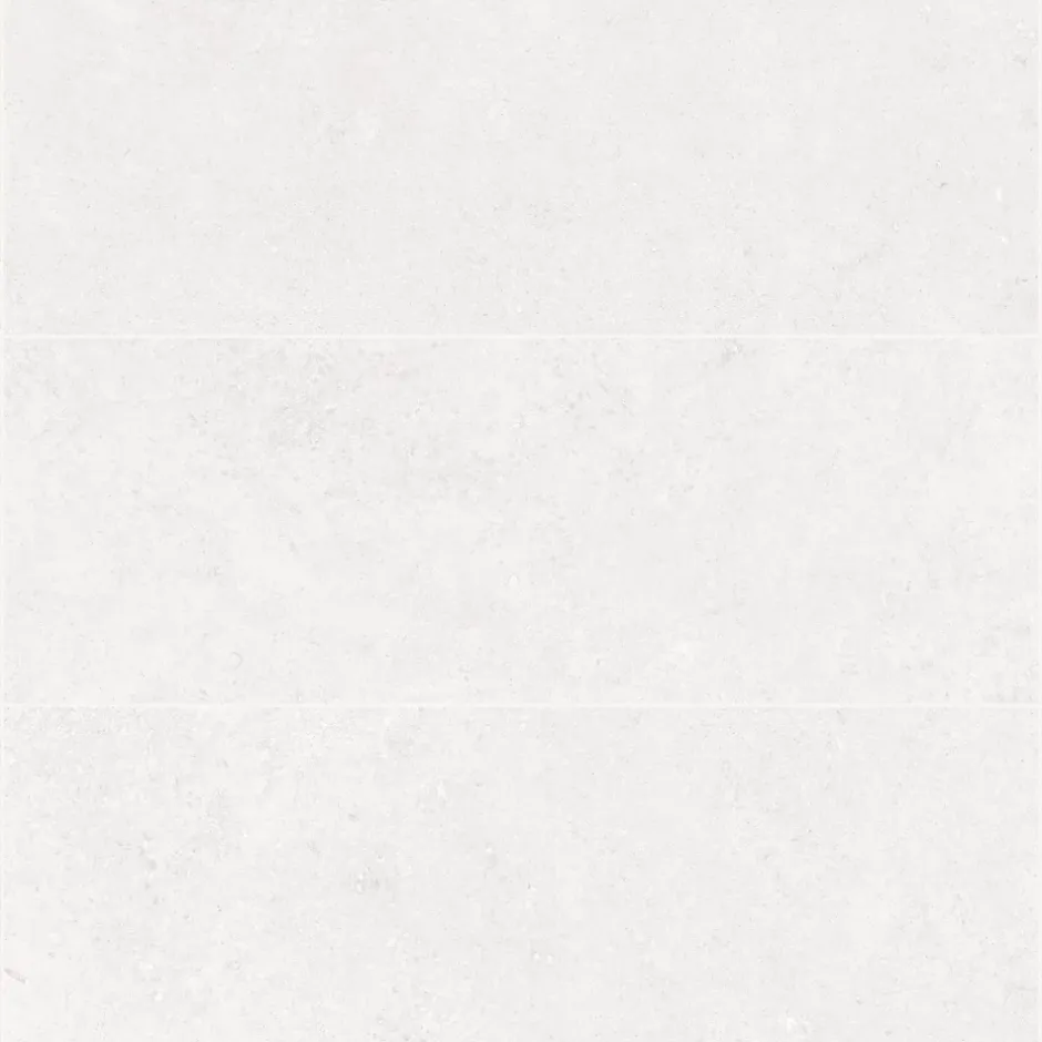 Ro'Ma Carrelage Carrelage effet Pierre Blanc Glace 100x33,3x0,86 cm Orvigny - Mur intérieur -