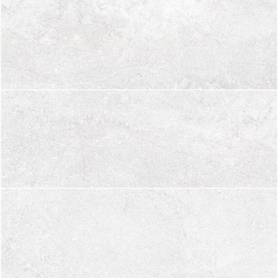 Carrelage effet Pierre Blanc Perle 100x33,3x0,86 cm Luzerio - Mur intérieur --Ro'Ma Carrelage Clearance