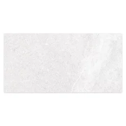 Ro'Ma Carrelage Carrelage effet Pierre Blanc Perle 120x60x0,9 cm In&Out Luzerio - Sol et mur intérieur et Sol extérieur -