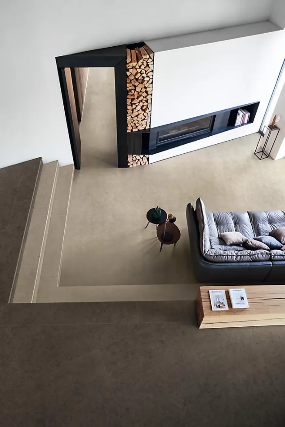 Carrelage effet Pierre Calcaire Beige Sable 120x120x0,9 cm Mat Domella - Sol et mur intérieur (vendu par carton de 2,88 m²) - RO'M-Ro'Ma Carrelage Discount