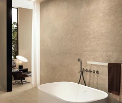 Carrelage effet Pierre Calcaire Beige Nuancé 80x40x0,85 cm Mat Falnero - Mur intérieur (vendu par carton de 1,28 m²) - RO'MA CARRE-Ro'Ma Carrelage