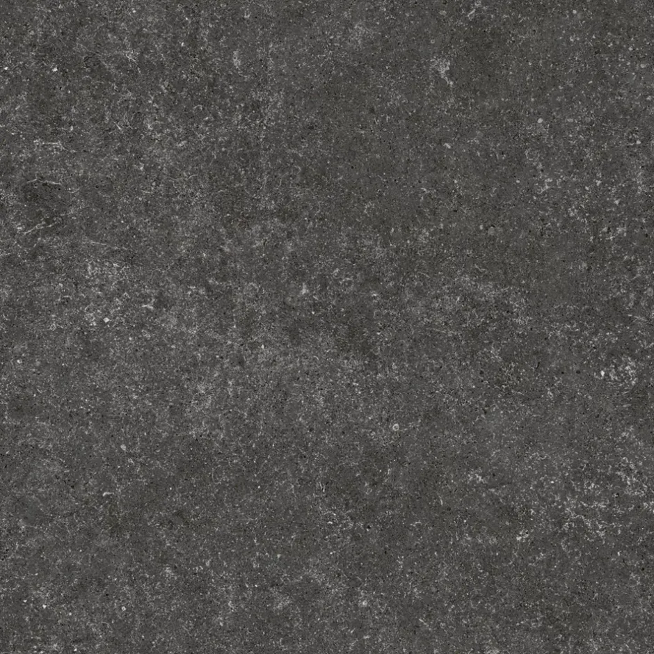 Carrelage effet Pierre Calcaire Gris Carbone 80x80x0,9 cm Mat Domella - Sol et mur intérieur (vendu par carton de 1,28 m²) - RO'MA-Ro'Ma Carrelage Sale