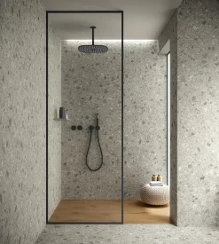 Ro'Ma Carrelage Carrelage effet Pierre Ceppo di Gré Gris Clair 278x120x0,6 cm Mat Massira - Mur intérieur (vendu par carton de 3,336 m²) - RO'MA C