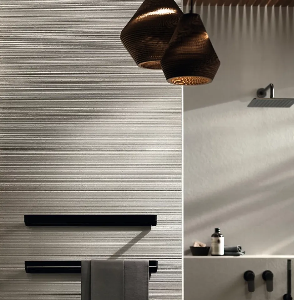 Carrelage effet Pierre 3D Gris Perle Granula 80x40x0,85 cm Mat Volenza - Mur intérieur (vendu par carton de 1,28 m²) - RO'MA CARRE-Ro'Ma Carrelage