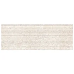 Carrelage effet Pierre 3D Beige Coquille Curve 100x33,3x0,98 cm Torvane - Mur intérieur --Ro'Ma Carrelage Discount