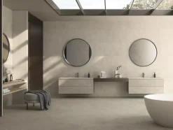 Carrelage effet Pierre 3D Calcaire Gris Brume Granula 120x50x0,85 cm Mat Rocalta - Mur intérieur (vendu par carton de 1,8 m²) - RO-Ro'Ma Carrelage Best