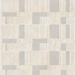 Ro'Ma Carrelage Carrelage effet Pierre 3D Beige Lin Stripe 100x33,3x0,98 cm Serdano - Mur intérieur -