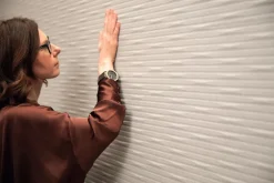 Ro'Ma Carrelage Carrelage effet Pierre 3D Gris Perle Intaglio 80x40x1 cm Mat Volenza - Mur intérieur (vendu par carton de 1,28 m²) - RO'MA CARRELA