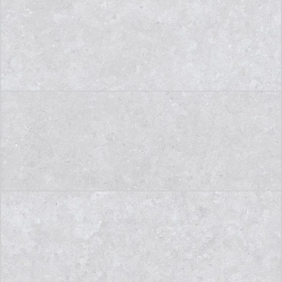Ro'Ma Carrelage Carrelage effet Pierre Gris Brume 100x33,3x0,86 cm Belmorin - Mur intérieur -