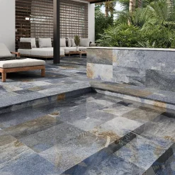 Carrelage effet pierre naturelle de bali 30x60 cm MYK-AS BLUE-Aelle Carrelage Clearance