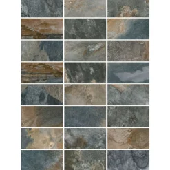 Aelle Carrelage Carrelage effet pierre naturelle de bali 30x60 cm MYK-AS MULTICOLOR