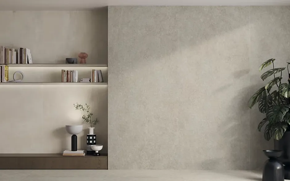 Carrelage effet Pierre Quartzite Gris Galet 278x120x0,6 cm Mat Venturo - Mur intérieur (vendu par carton de 3,336 m²) - RO'MA CARR-Ro'Ma Carrelage Best