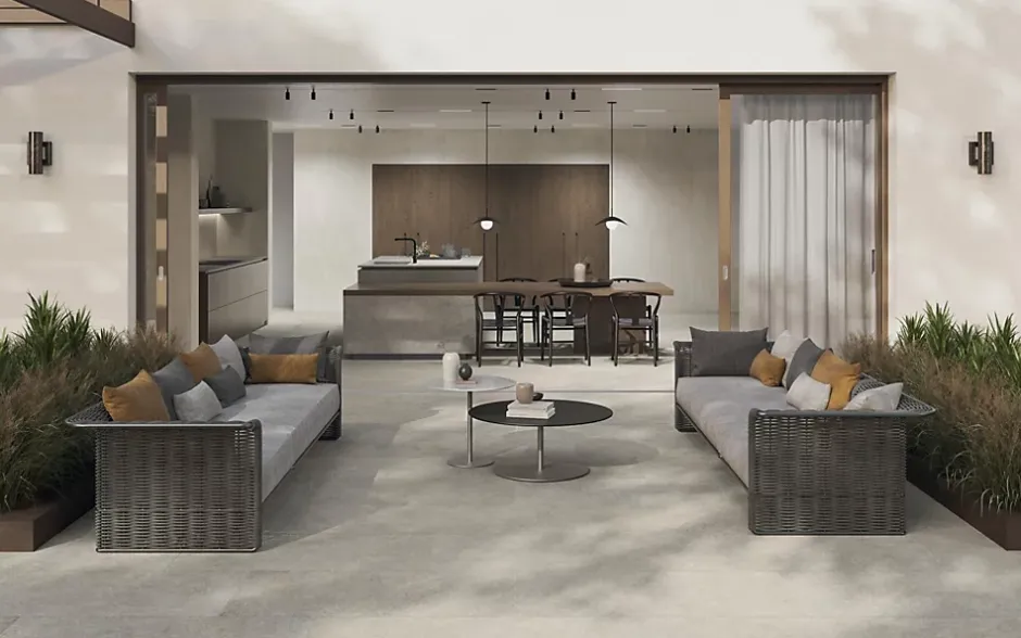 Carrelage effet Pierre Quartzite Gris Galet 278x120x0,6 cm Mat Venturo - Mur intérieur (vendu par carton de 3,336 m²) - RO'MA CARR-Ro'Ma Carrelage Best