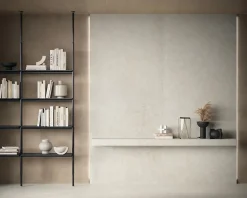 Ro'Ma Carrelage Carrelage effet Pierre Quartzite Blanc 278x120x0,6 cm Mat Venturo - Mur intérieur (vendu par carton de 3,336 m²) -