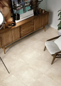 Carrelage Effet Pierre 60x60 Terminal Beige Rectifié --Allocarrelage Sale