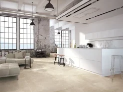 Carrelage Effet Pierre 60x60 Terminal Beige Rectifié --Allocarrelage Sale