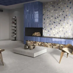 Les Carreaux De Jean  Carrelage Effet Terrazzo RICETTA 90x90 Rectifié Cenere - Les Carreaux de Jean