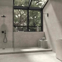 Les Carreaux De Jean  Carrelage Effet Terrazzo AMA 60x60 Rectifié Tortora - Les Carreaux de Jean