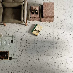 Les Carreaux De Jean  Carrelage Effet Terrazzo VENICE 60x60 White - Les Carreaux de Jean