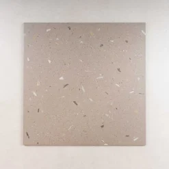 Tinker Carrelage Effet Terrazzo CROCCANTE 80x80 Avellana - Les Carreaux de Jean