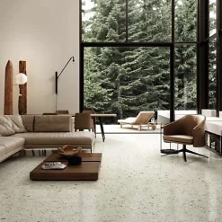 Les Carreaux De Jean  Carrelage Effet Terrazzo VENICE 60x60 Green - Les Carreaux de Jean