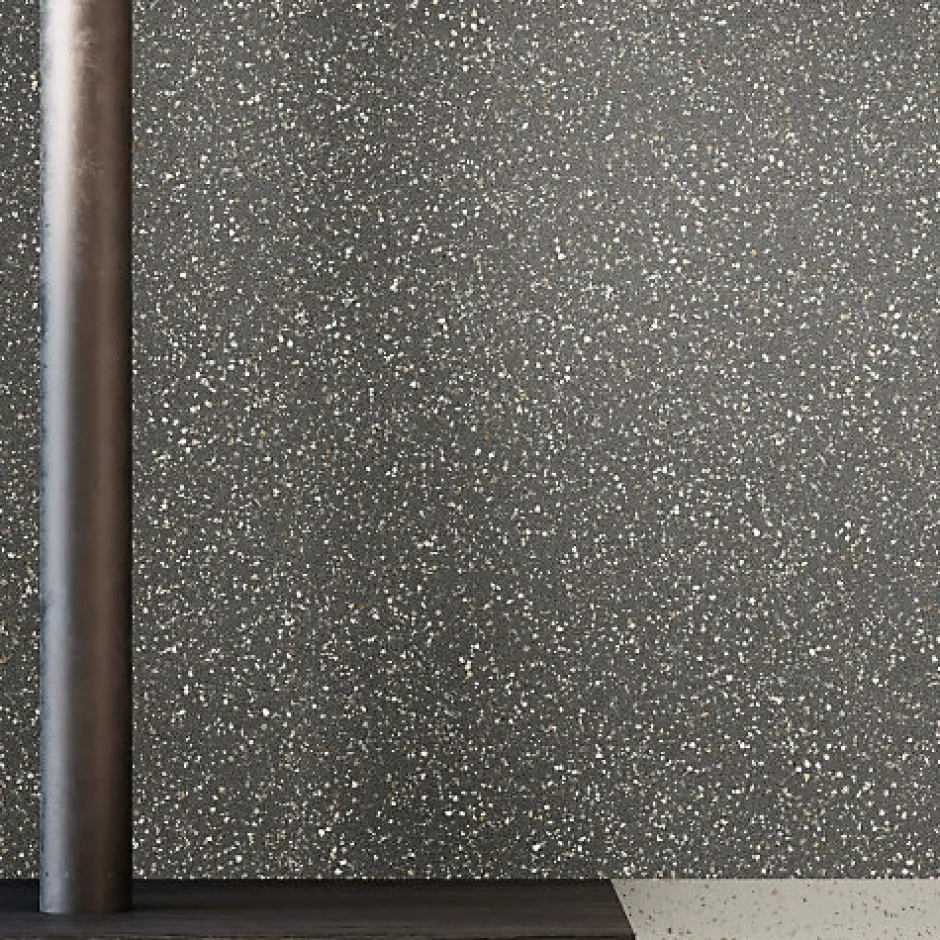 Carrelage Effet Terrazzo POLS 90x90 Graphite - Les Carreaux de Jean-Les Carreaux De Jean Outlet